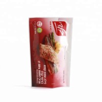 Customizable organic food grade sterile frozen chicken meat packing bag frosted plastic packaging bag