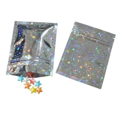 Digital printing small quantity mylar pet food foil lined 3 side sealed bag with resealed zip lock for pet product