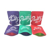 2020 newest standing high quality  weed bag Runtz with zipper